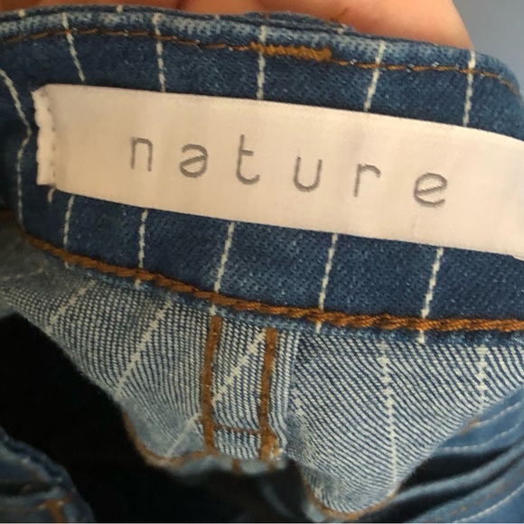 Pink Lily Pinstripe Shorts Overalls XS - Picture 5 of 9